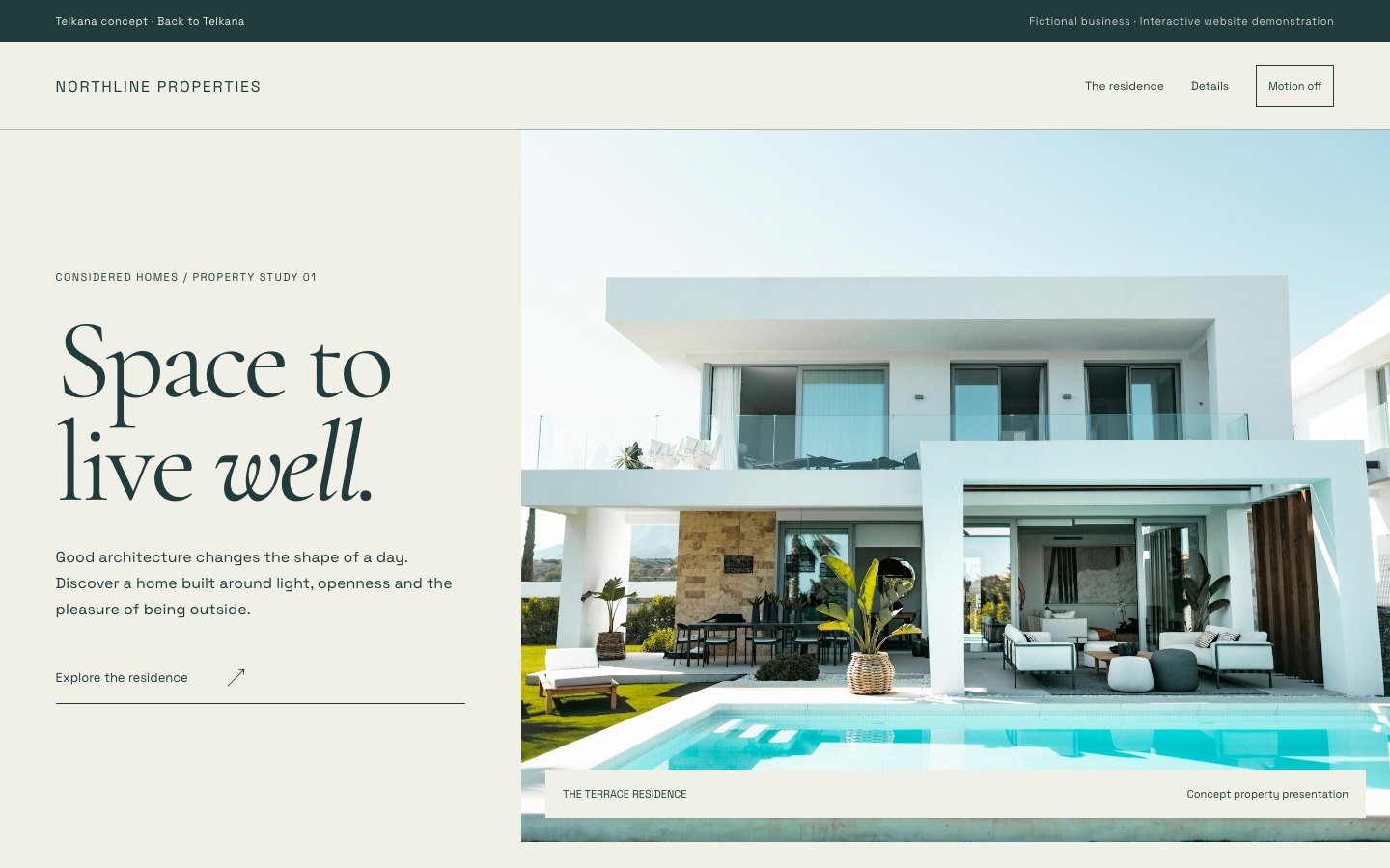 NORTHLINE PROPERTIES website preview