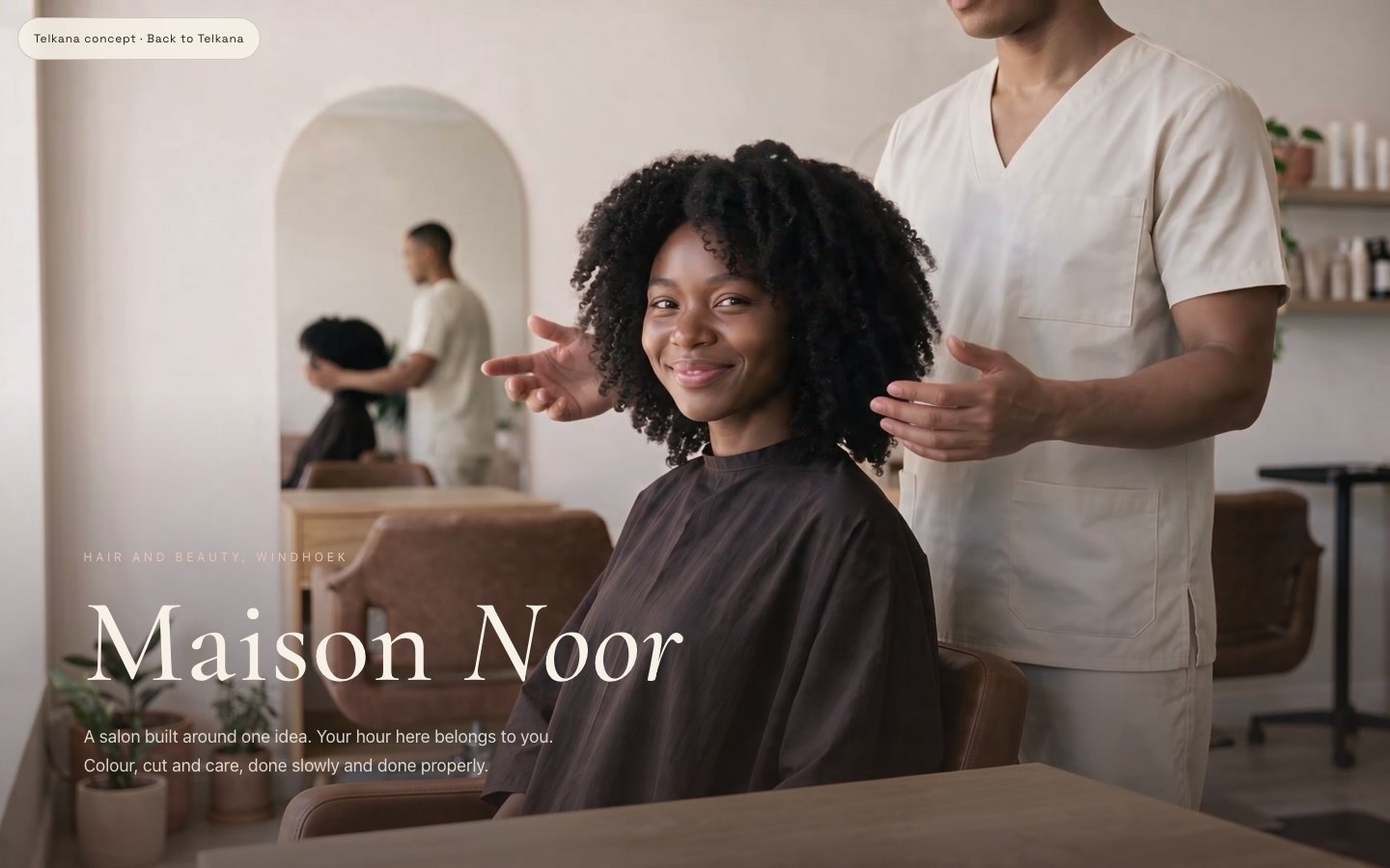 Maison Noor website preview